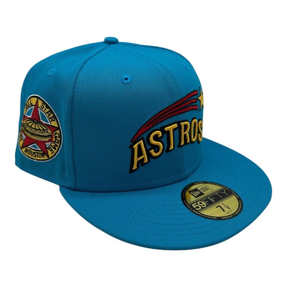 New Era 59Fifty Houston Astros Hat Cap 7 7/8 Blue 1968 All Star‎ Game Fitted MLB